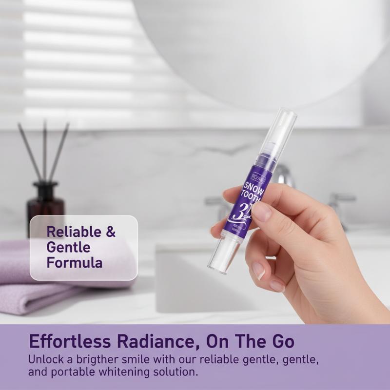 Whitening Pen Bleach - Portable Teeth Whitening Pen Remove Plaque