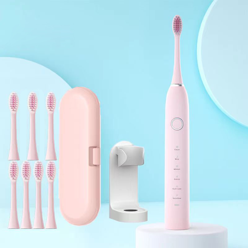 Teeth Whitening Toothbrush - 6 Modes Electric Sonic Toothbrush USB