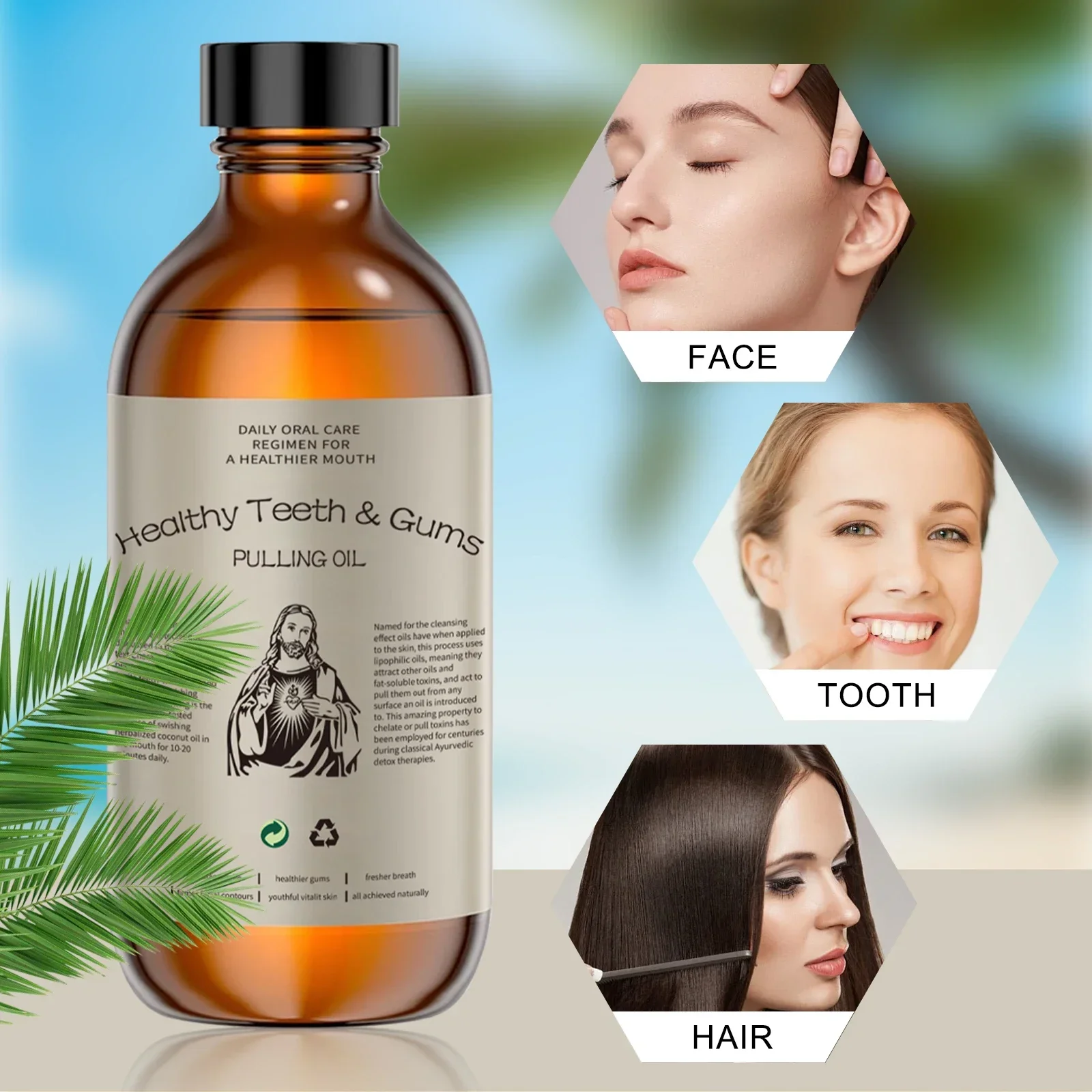 Coconut Pulling Oil Mouthwash  - đánh giá và giá Whitening Mouthwash