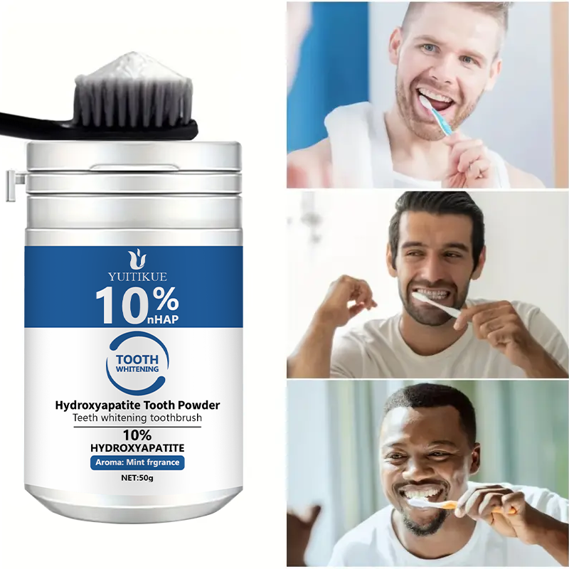 YUTIKUE 10% nHAP Tooth Powder  - đánh giá và giá Teeth Whitening Ai