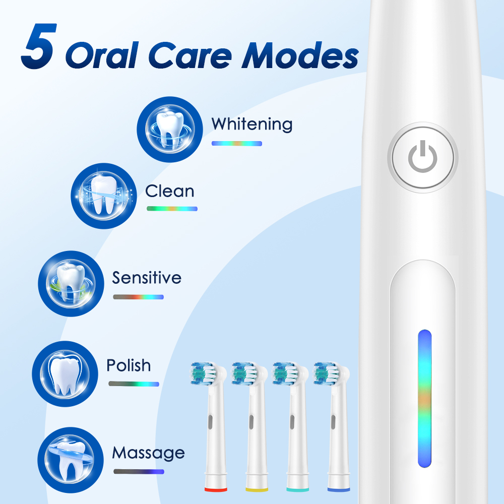 Rotary Electric Toothbrush Rec - đánh giá và giá Teeth Whitening Toothbrush