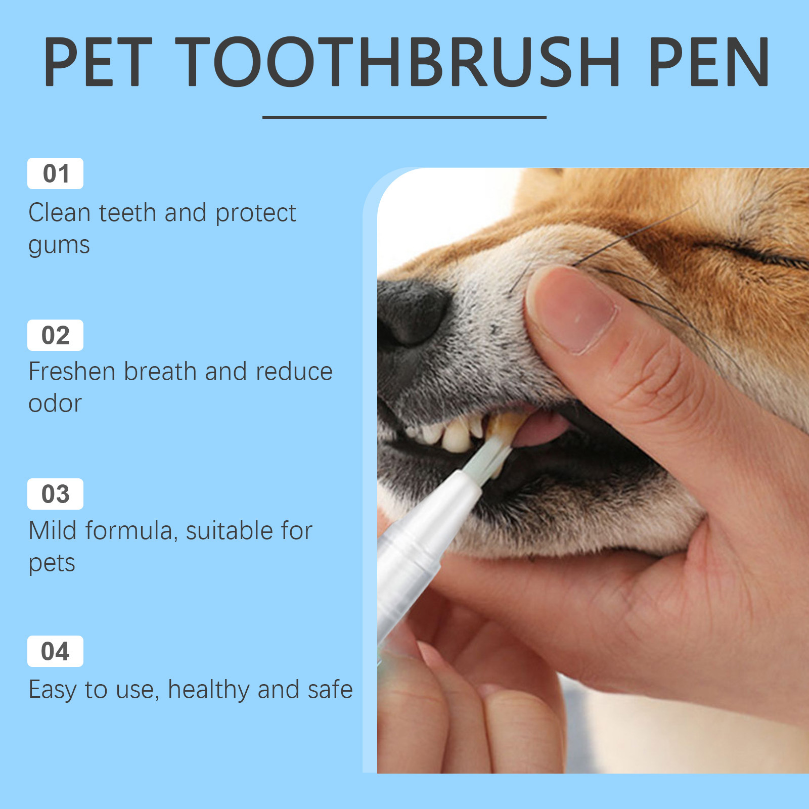 Oral Cleaning Gel Pen For Dogs - đánh giá và giá Whitening Mouthwash