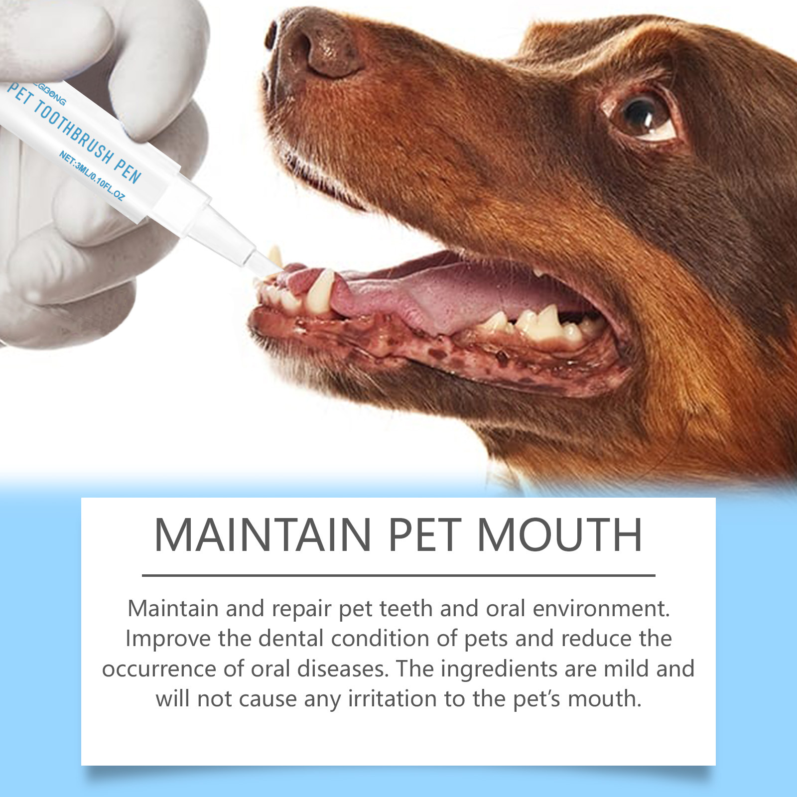 Oral Cleaning Gel Pen For Dogs - đánh giá và giá Whitening Mouthwash