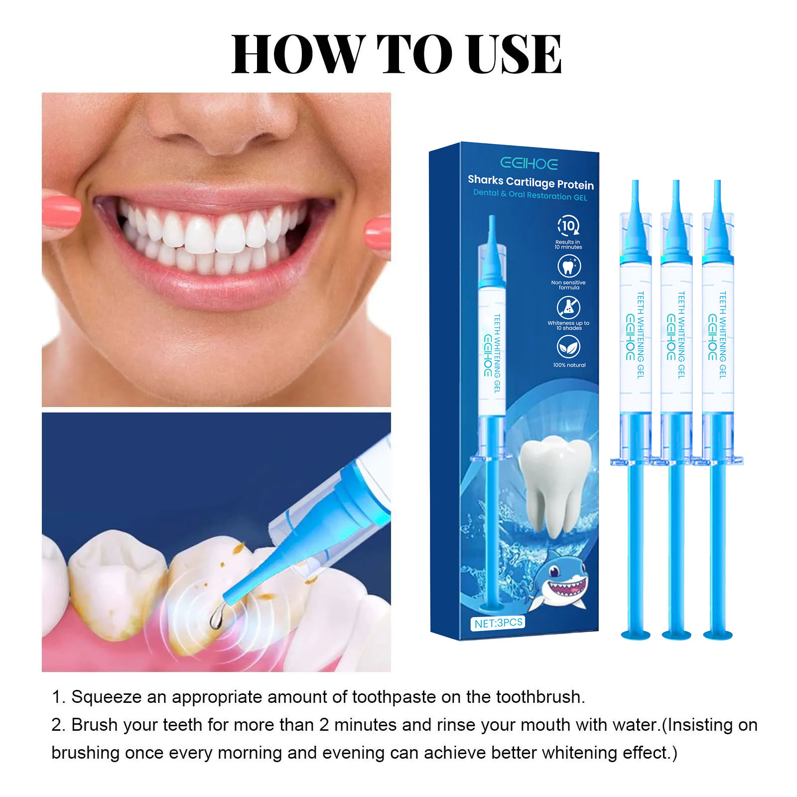 Whitening Teeth Gel Bleaching  - đánh giá và giá Whitening Pen Bleach