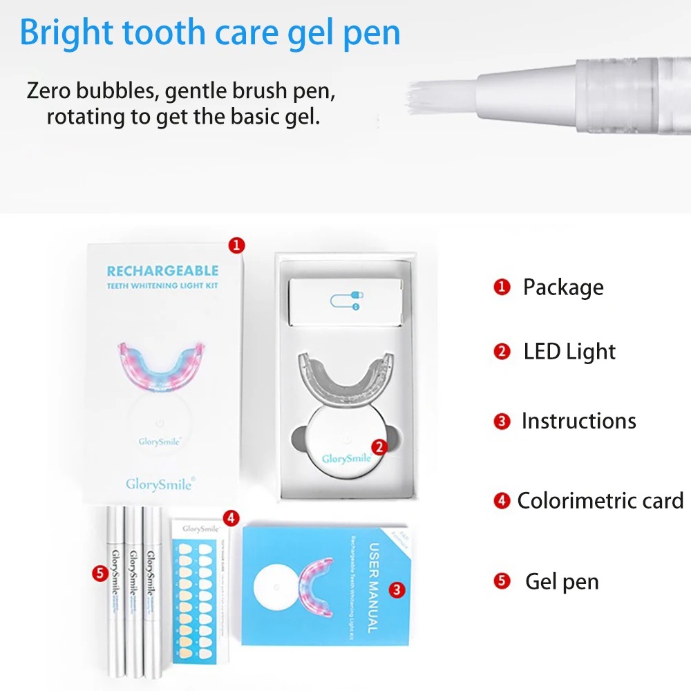 Wireless Charging Dental Teeth - đánh giá và giá Whitening Pen Bleach