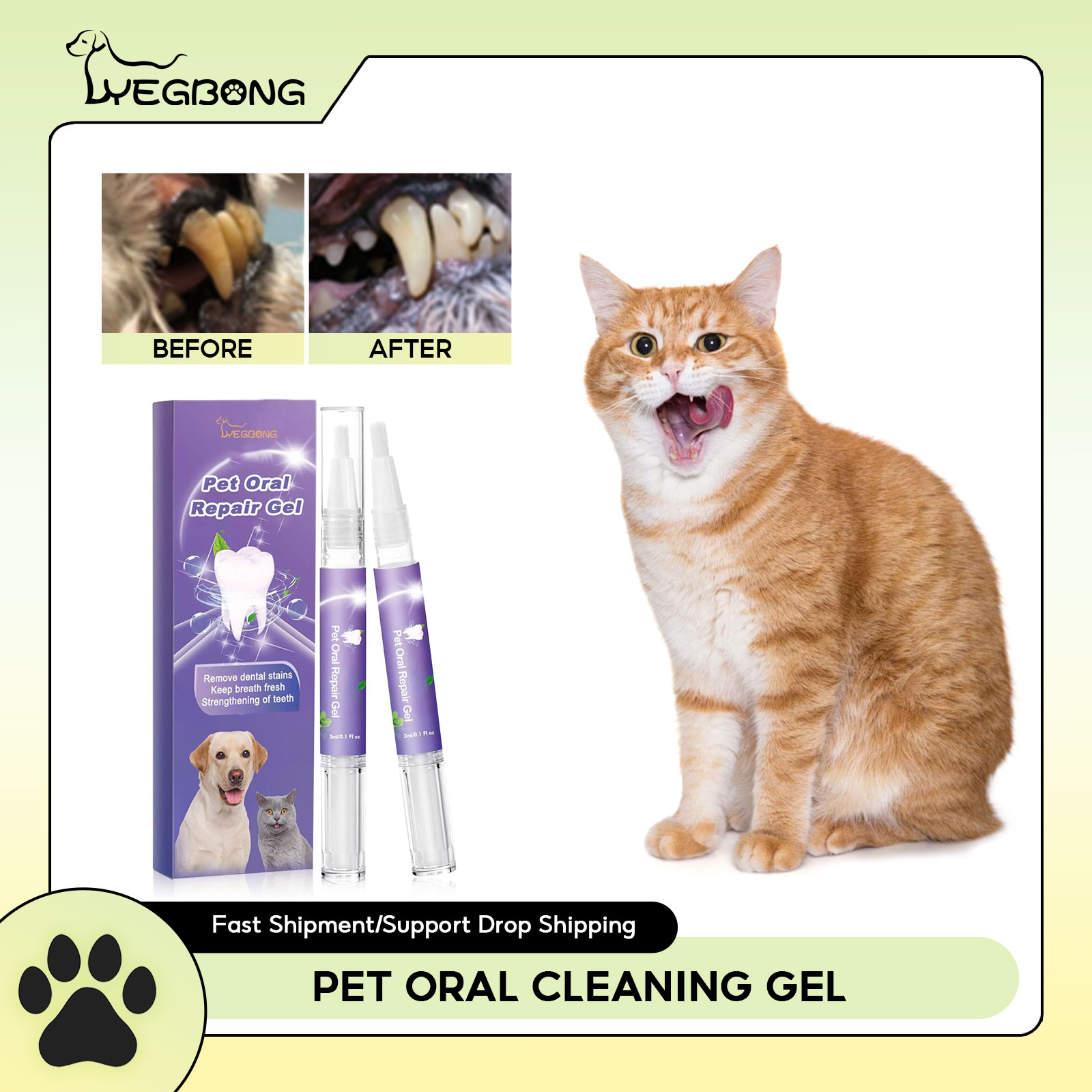 Pet Oral Repair Gel Puppy Tart - đánh giá và giá Teeth Whitening Ai