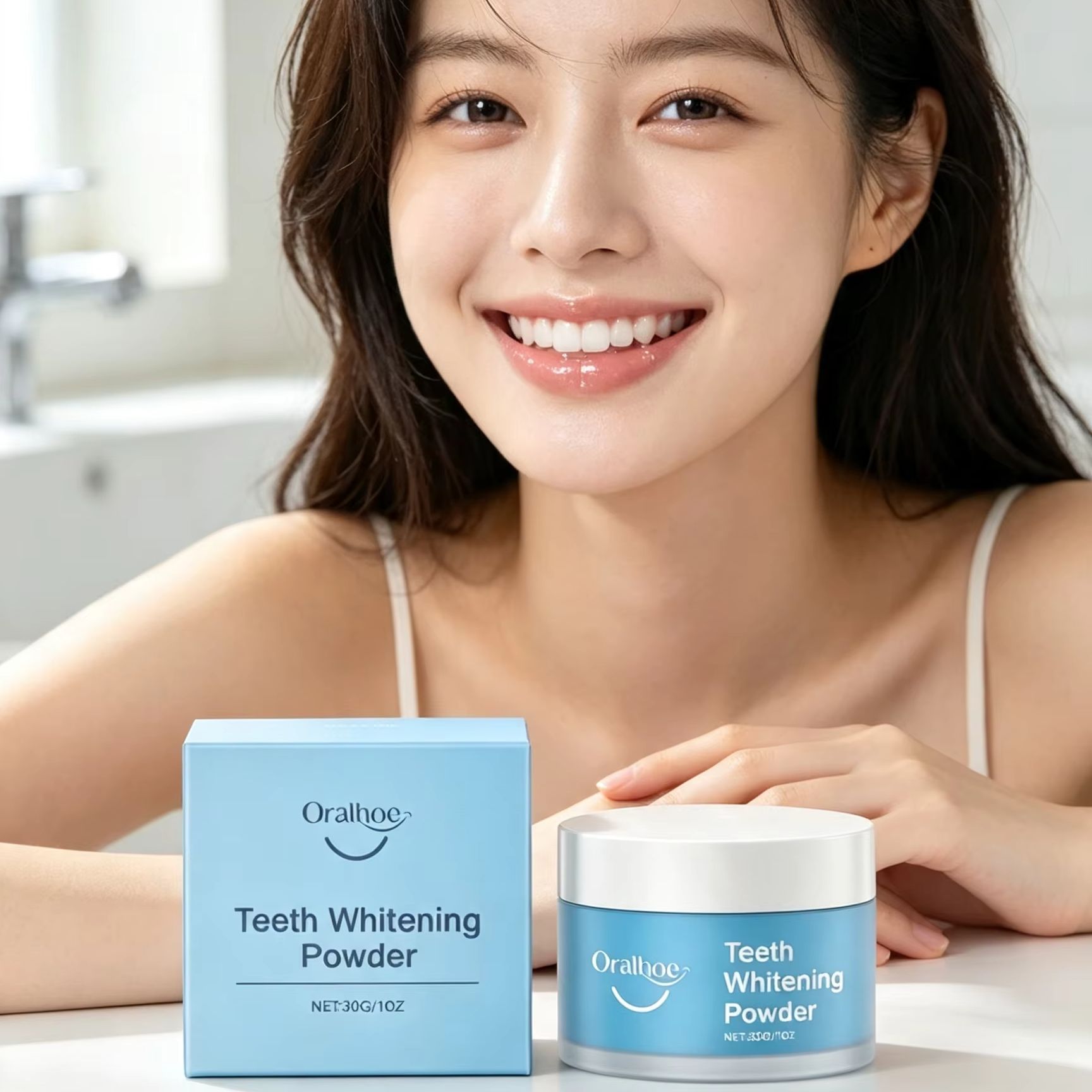 Oralhoe Tooth Powder for Brush - đánh giá và giá Teeth Whitening Ai