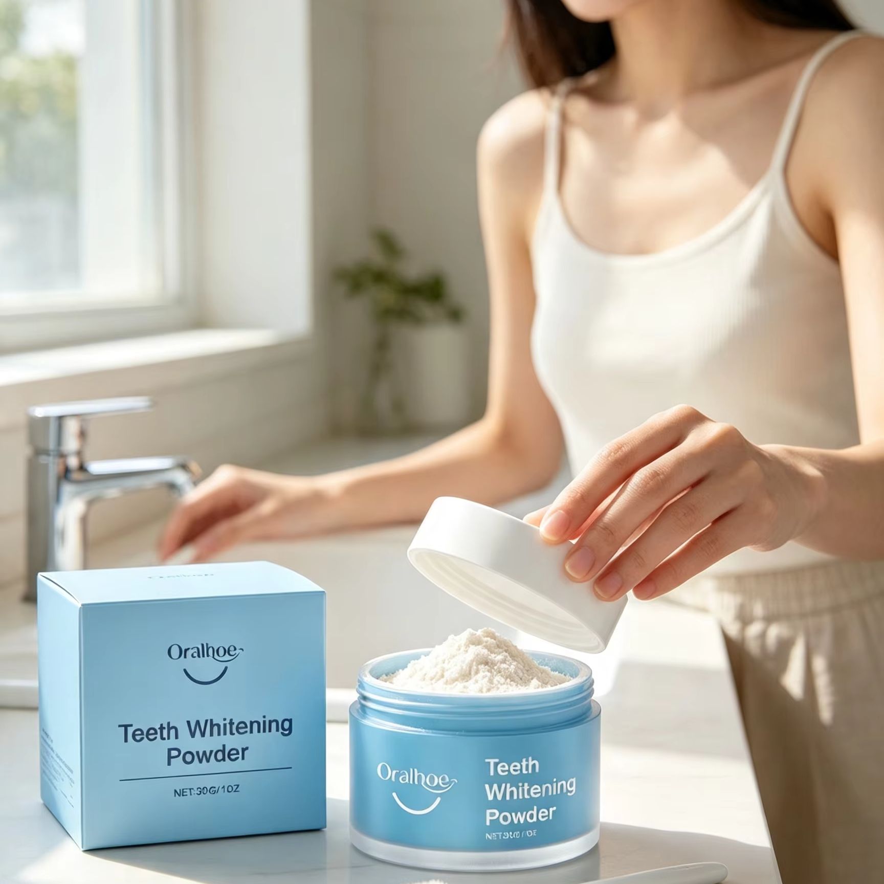 Oralhoe Tooth Powder for Brush - đánh giá và giá Teeth Whitening Ai