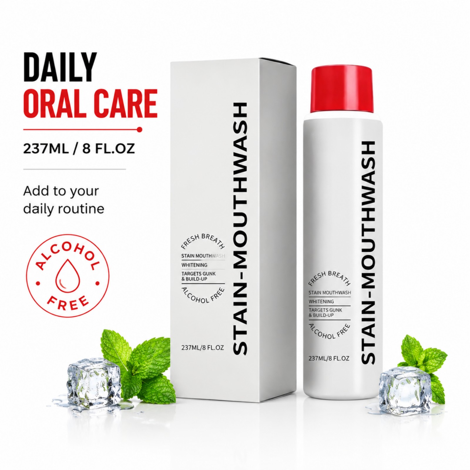 Whitening Mouthwash Alcohol Fr - đánh giá và giá Whitening Mouthwash