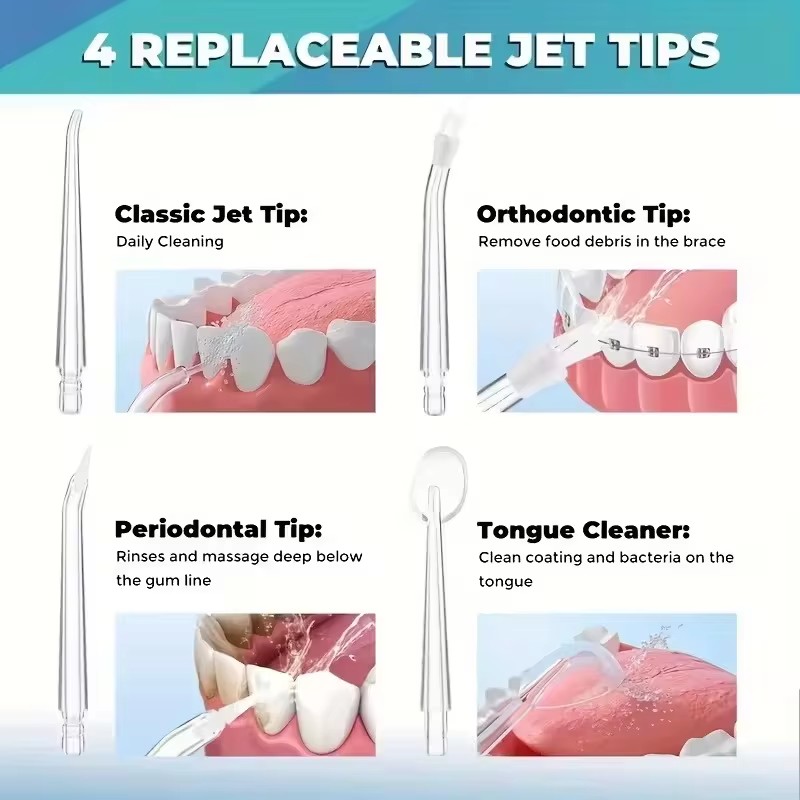 Oral Irrigator Dental Water Je - đánh giá và giá Whitening Mouthwash