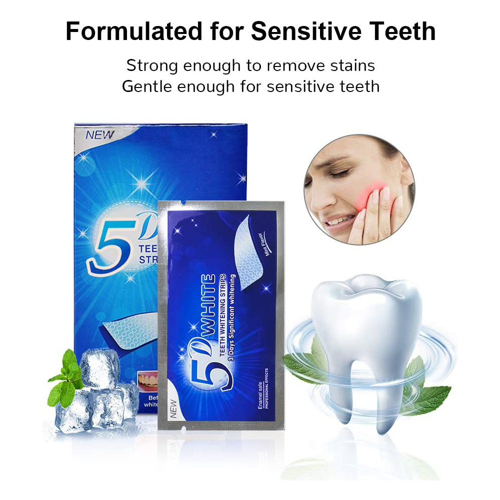 5D White Teeth Whitening Strip - đánh giá và giá Teeth Whitening Ai