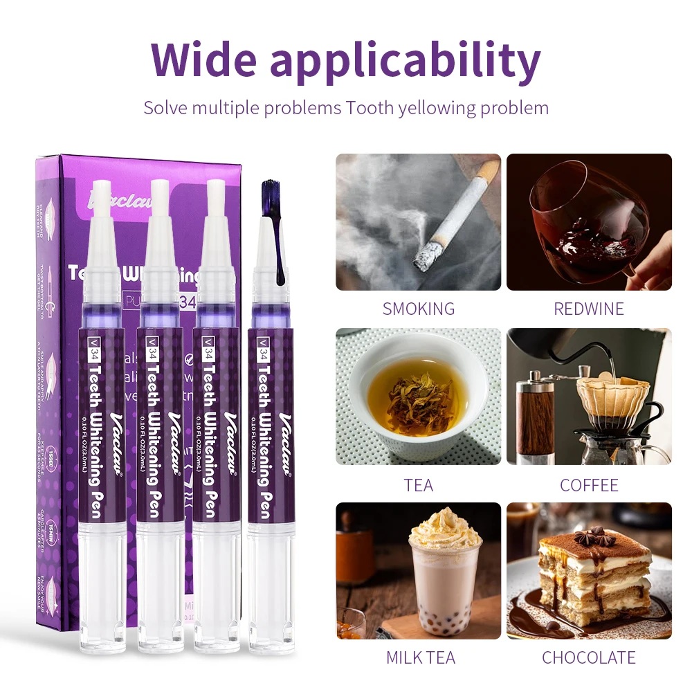 Vaclav V34 Purple teeth whiten - đánh giá và giá Teeth Whitening Ai